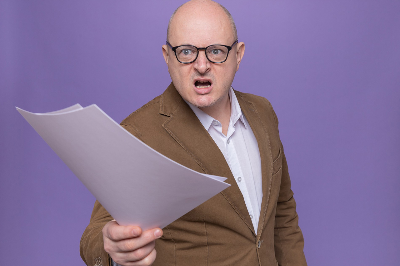 Beitragsbild Blogbeitrag zum Thema Abmahnung auf Social Media - Werbeagentur LokalLemons Ansbach