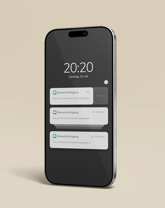 Recruiting-Kampagne mit einer schnellen Bewerbungsfunktion für unseren Kunden Bestattungen Würdinger in Ansbach