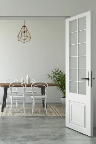 Eine Tür im Innenraum